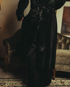 -SPECIAL- "Y’s" 2025's Discharge printed velvet long coat