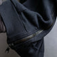 "BALMAIN" Side fastener design oversized double zipper hoodie