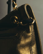 “LANVIN” 2008-2015 Metallic Happy shoulder bag