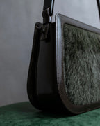 "CELINE" 2000's Made of pony leather one-handle bag