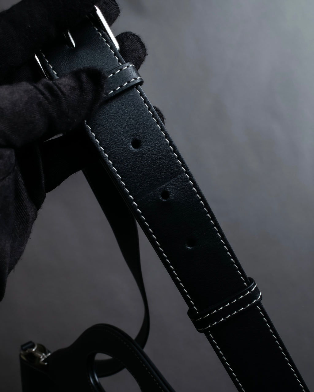 "BURBERRY" Suede switching design 2way shoulder bag