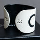 "CHANEL" COCO mark spell engraved bangle