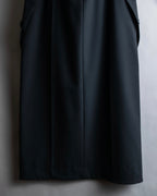 "NINA RICCI" Side button detail cropped length skirt