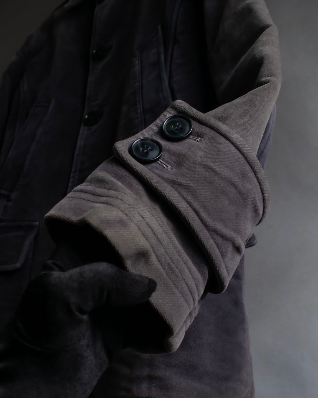 "Dolce & Gabbana" Lightly brushed liner-equipped trench coat