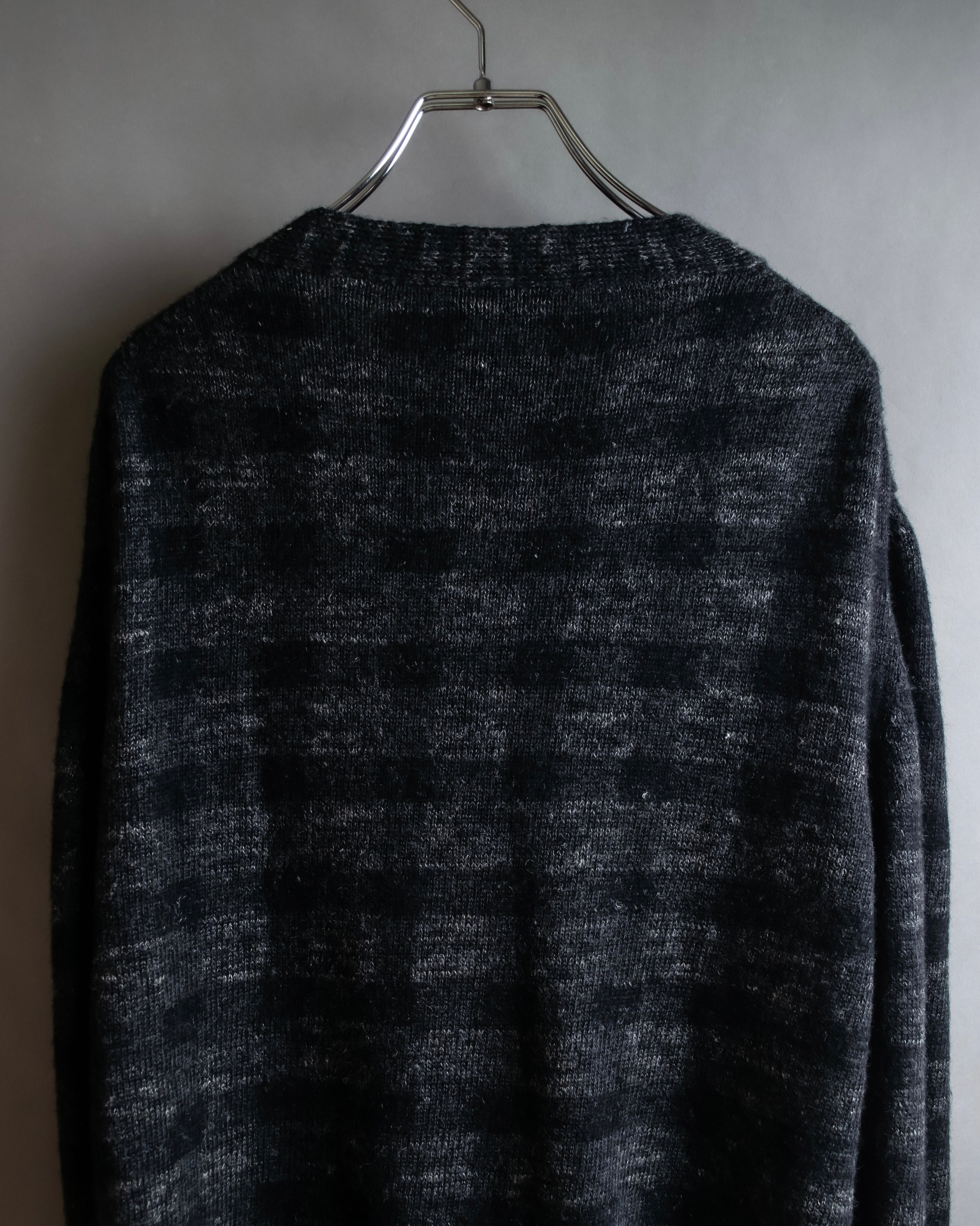 "CHANEL" Sample product hairy material light unevenness cardigan