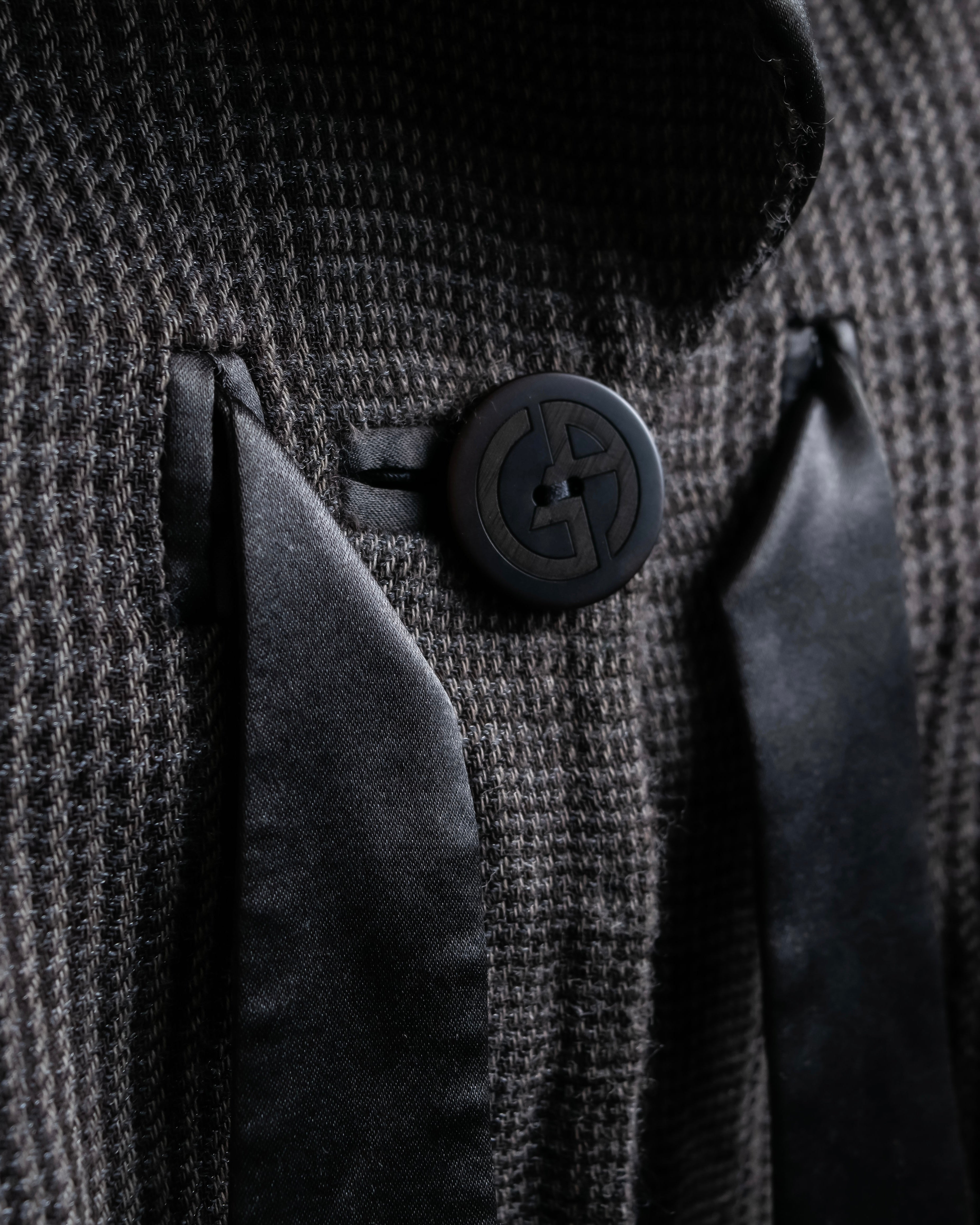 "GIORGIO ARMANI" Drawstring tailored jacket