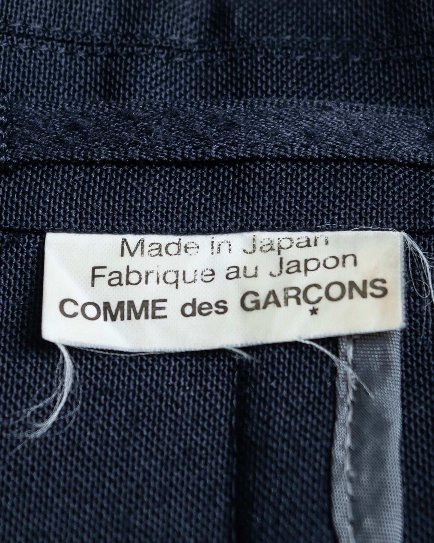 "COMME des GARCONS HOMME DEUX" Different material tailored jacket