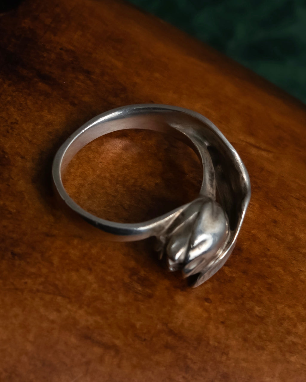 "Tiffany&Co" Sterling silver tulip ring