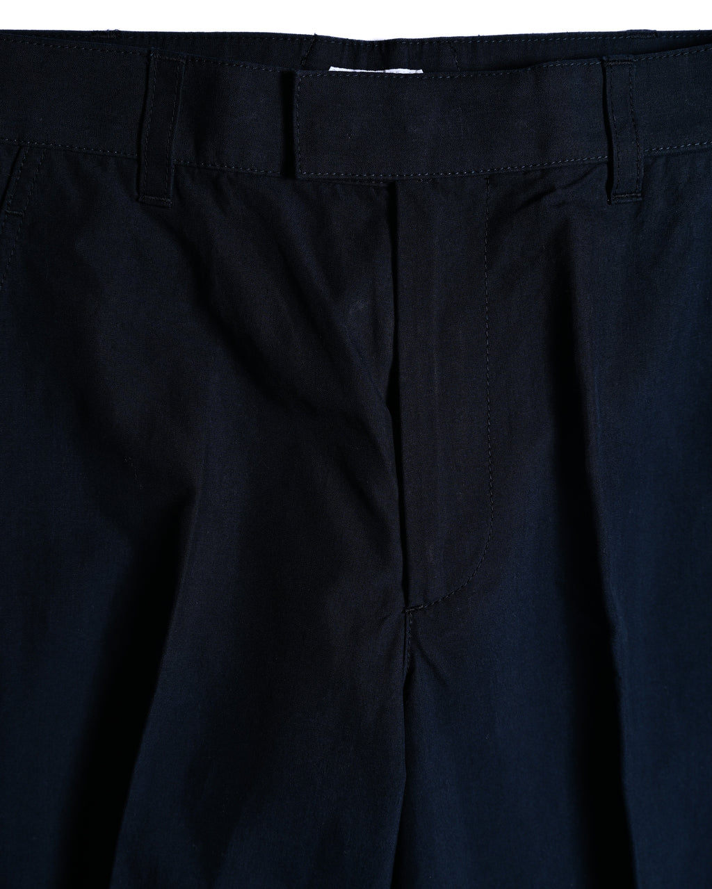 BOTTEGA VENETA by Matthieu Blazy / 2022SS Curved Hem Trousers Navy