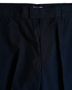 BOTTEGA VENETA by Matthieu Blazy / 2022SS Curved Hem Trousers Navy