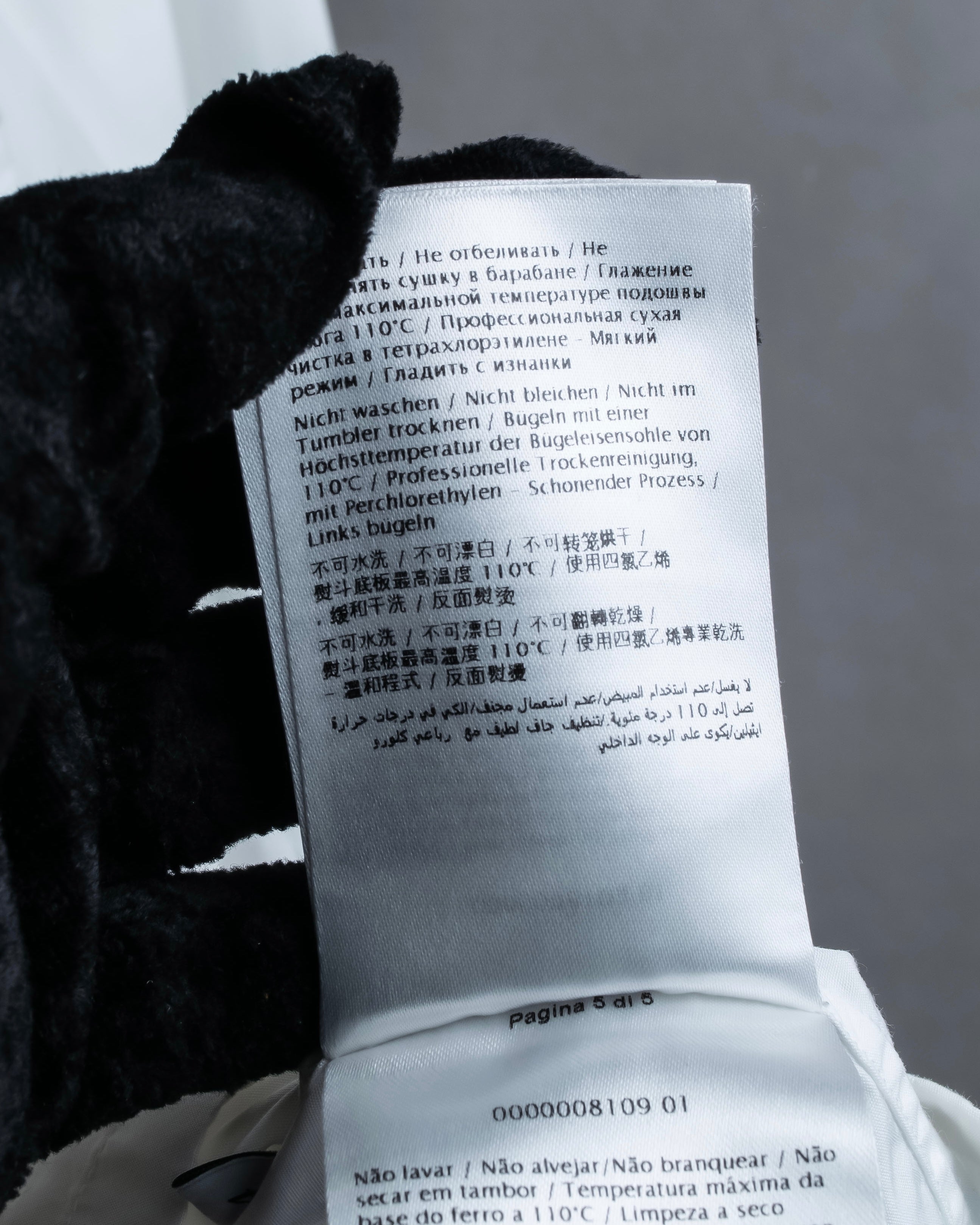 "VALENTINO" Stud detail collar white cotton shirt