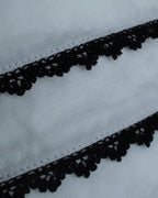 "Saint Laurent" 22SS Ribbon lace design tuxedo shirt