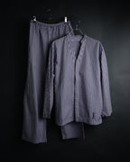 “Yves Saint Laurent” 2000’s Striped homewear set-up