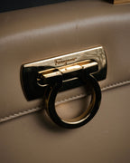 “Salvatore Ferragamo” 1990’s-00’s Gancini top handle bag