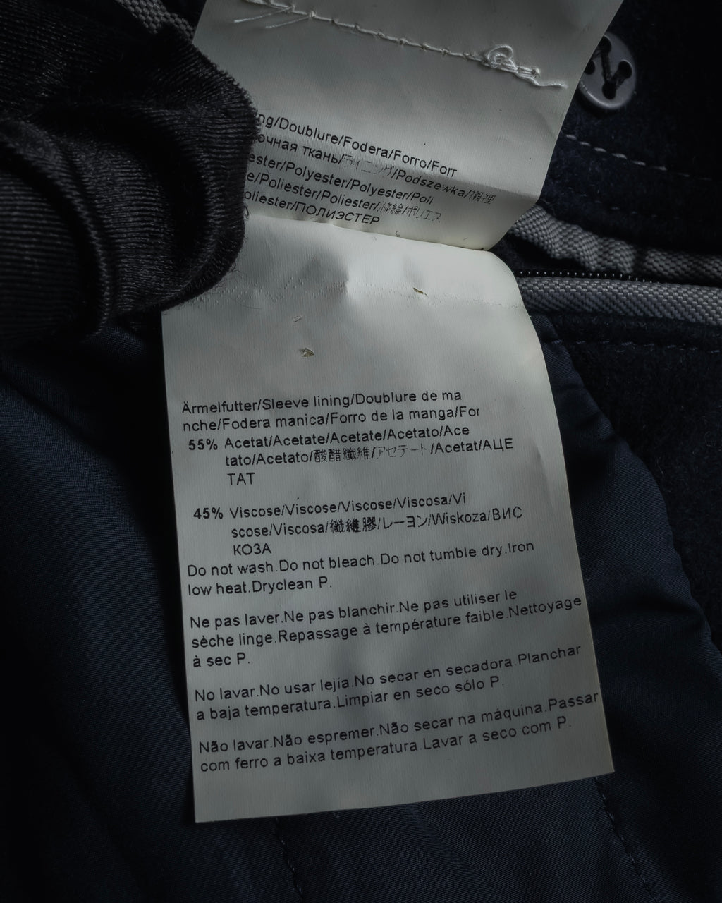 "HUGO BOSS" Double-breasted plaid coat