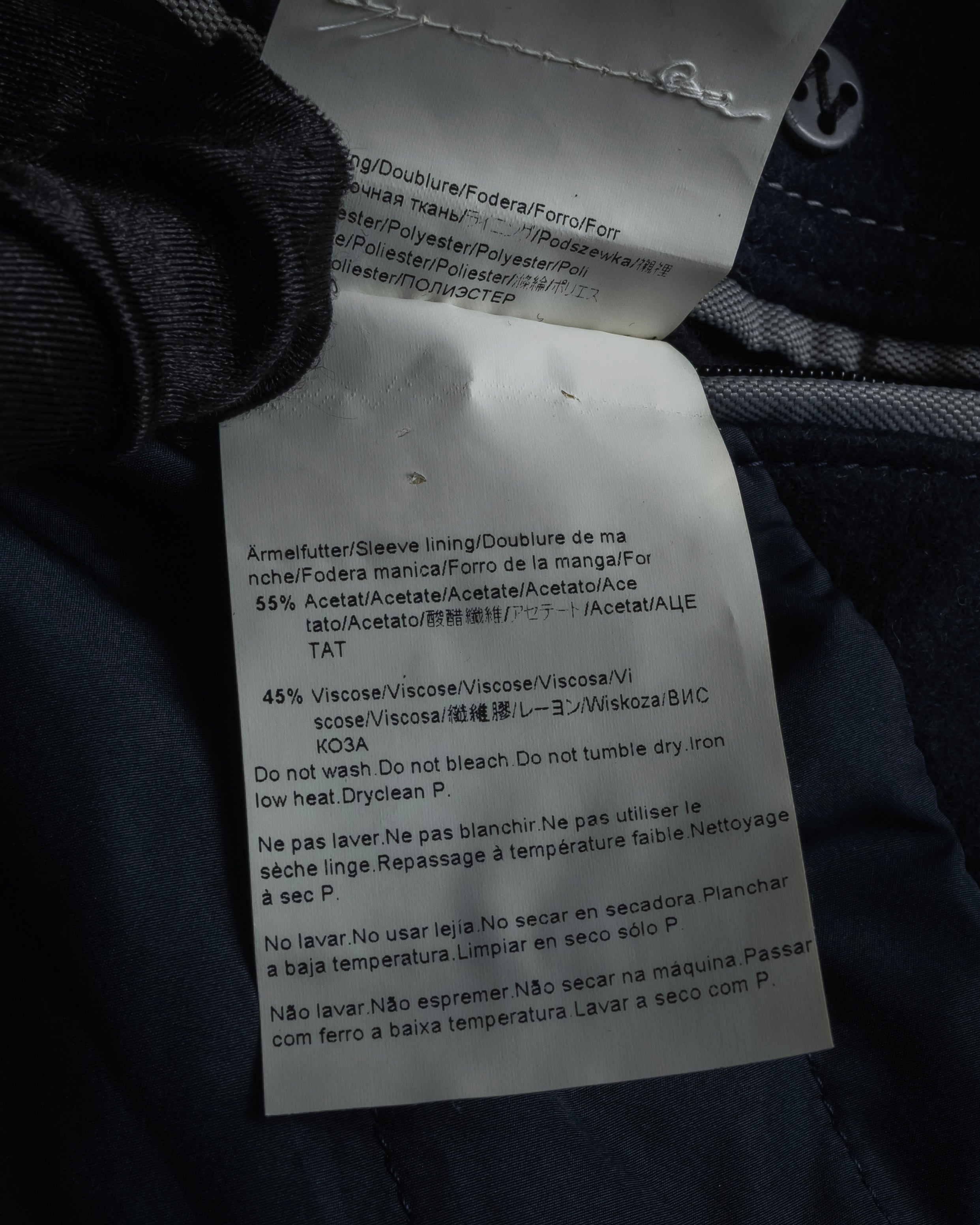 "HUGO BOSS" Double-breasted plaid coat