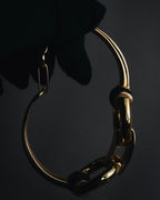 "GUCCI" 00’s Oversized horsebit link bracelet