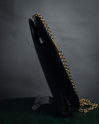 "Salvatore Ferragamo" 90’s Iconic gancini chain shoulder bag