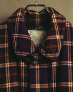 “sacai” 2010's Tartan wool cashmere padded hybrid coat