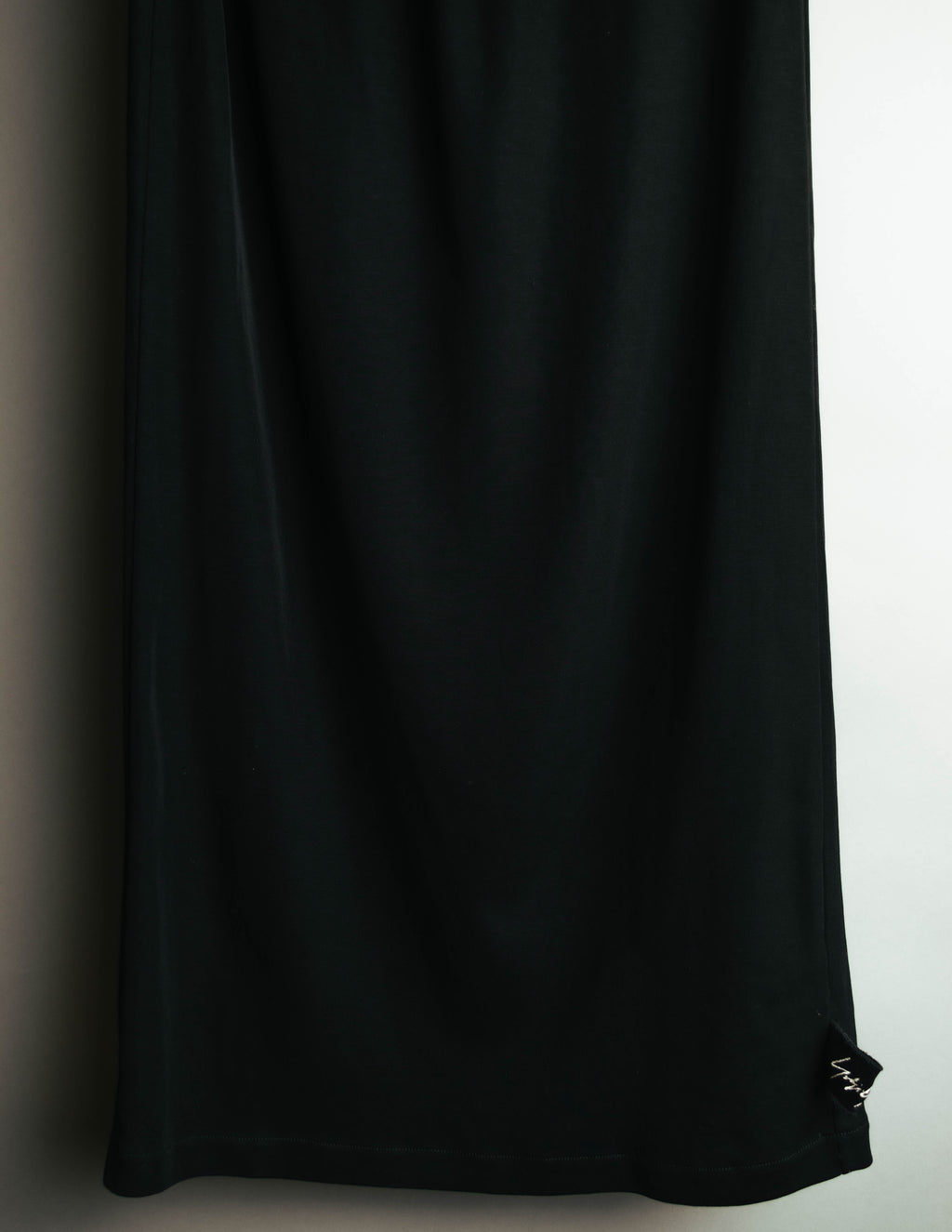 "Y's" Minimal black maxi skirt