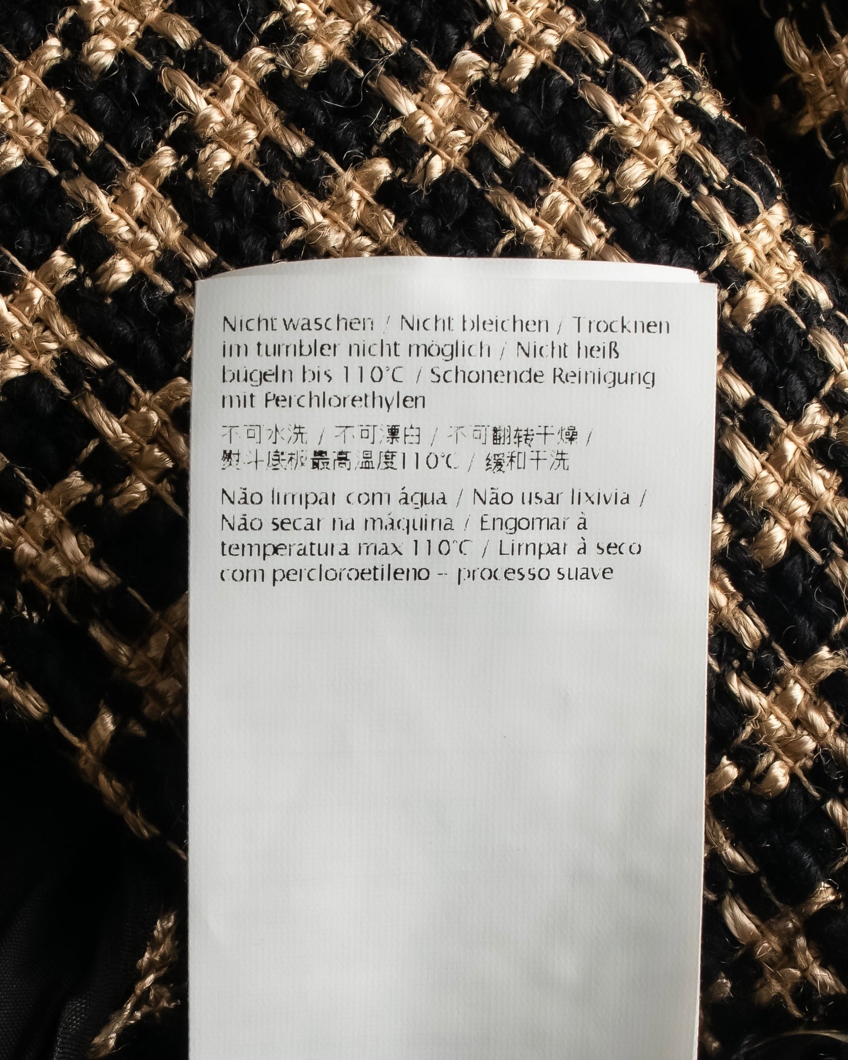 "RED VALENTINO" Ruffled frill detail tweed coat