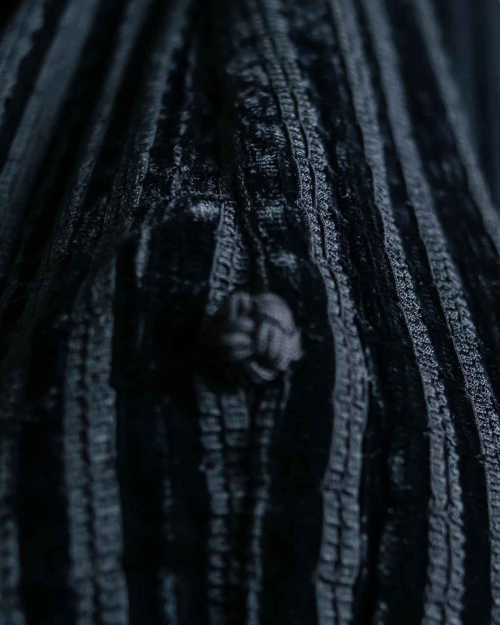 “Yohji Yamamoto +NOIR” Sheer rib summer knit jacket