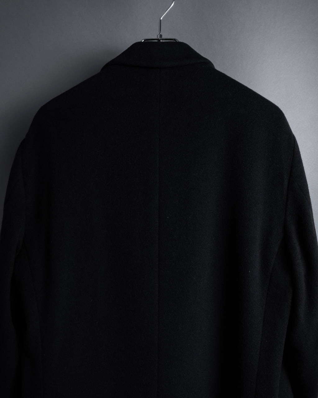 "FENDI" 80's-90's Classic cashmere long chester coat