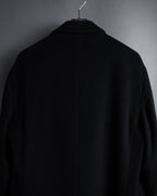 "FENDI" 80's-90's Classic cashmere long chester coat