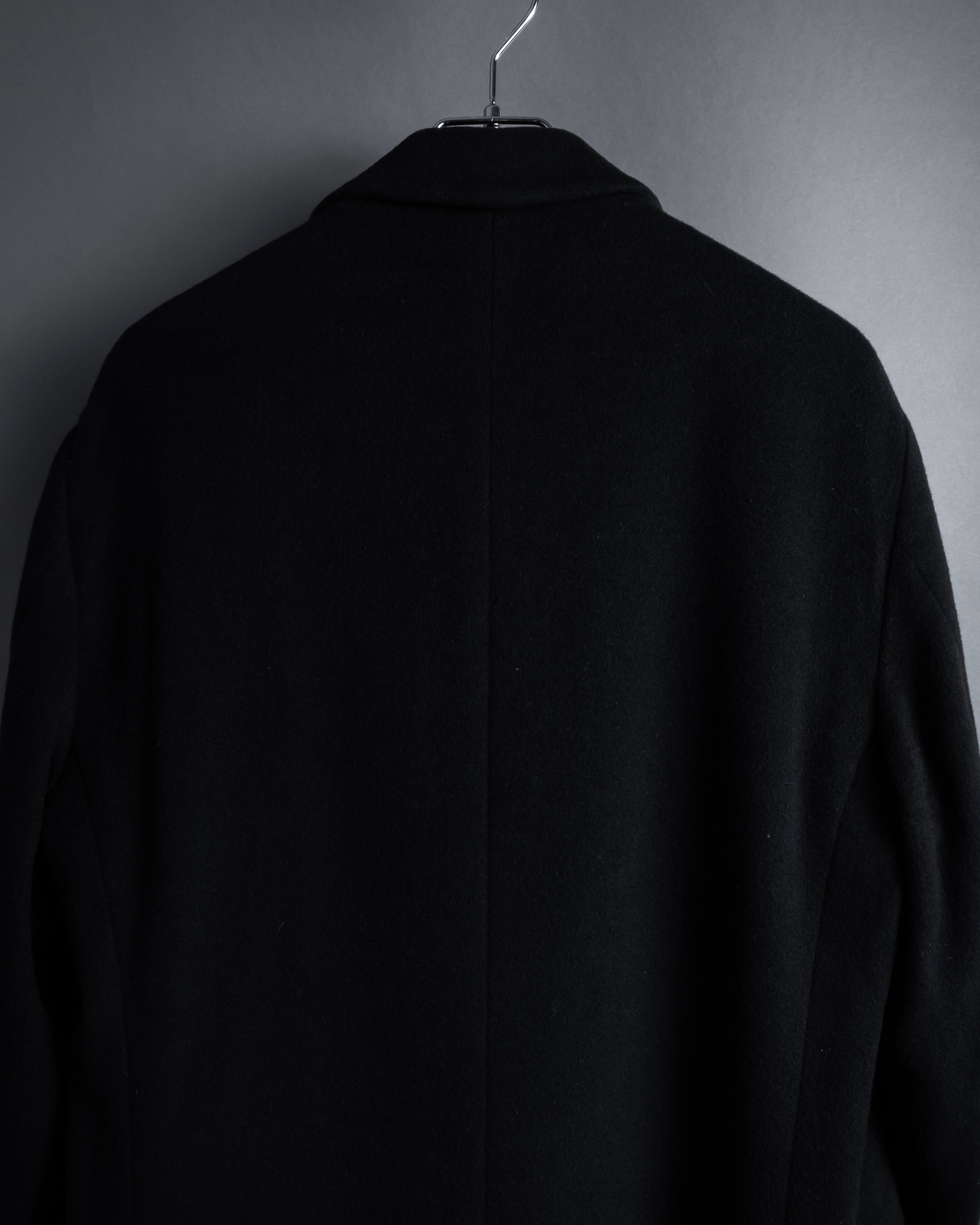 "FENDI" 80's-90's Classic cashmere long chester coat