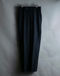 “GUCCI”  chalk stripe designed wide pants