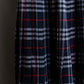 "BURBERRYS" Nova check pattern belted cropped quilted skirt