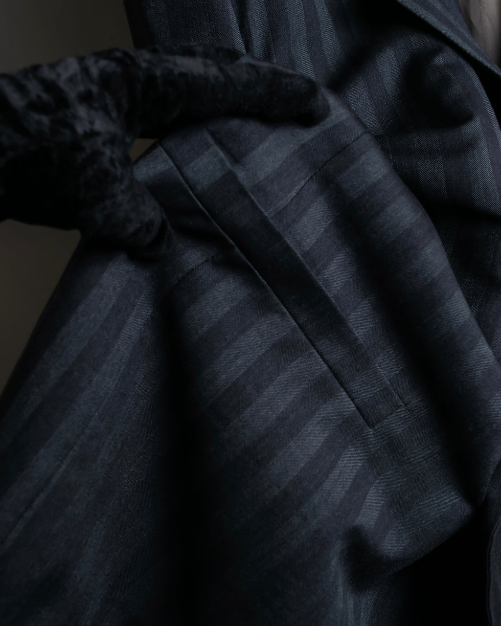 "GIANNI VERSACE" Striped classical tailored jacket