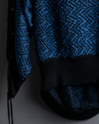 "TOGA ARCHIVES" String design mesh switching melange knit