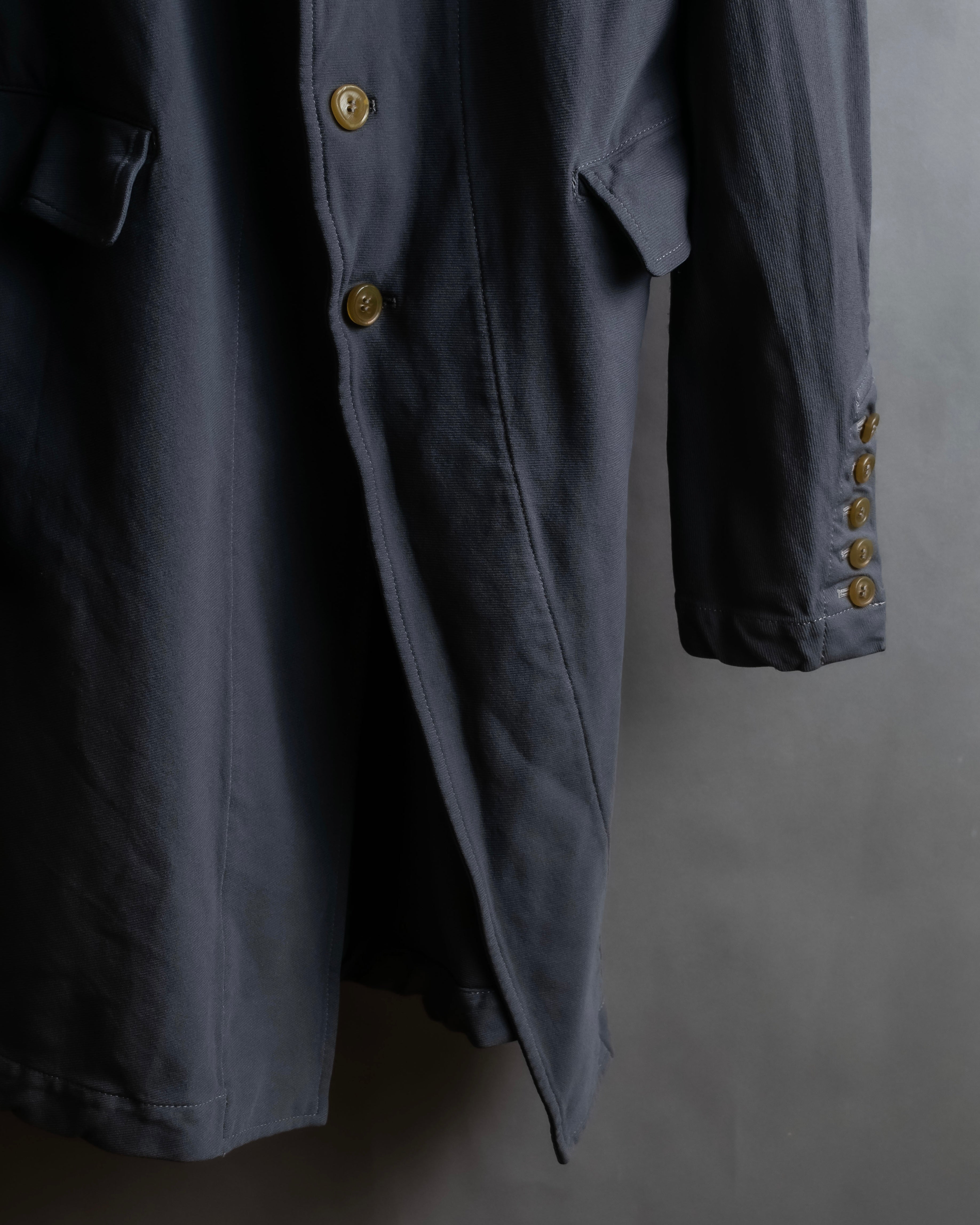 "COMME des GARCONS COMME des GARCONS" Stitchwork placket cut line coat