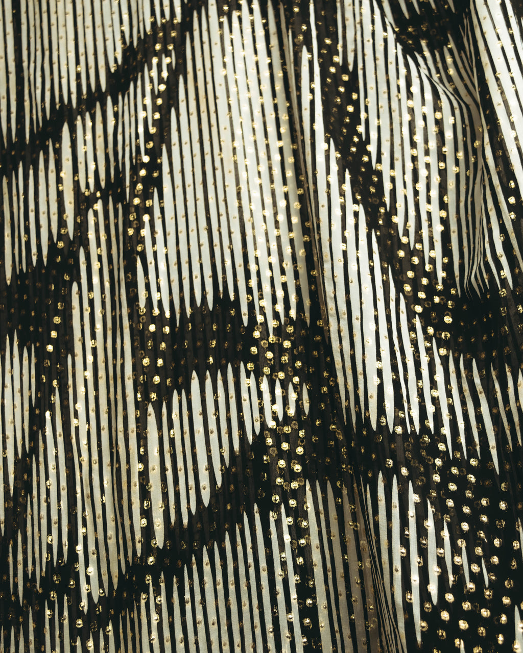 -SPECIAL- “GUCCI” 00’s-10’s Metallic printed sheer stole