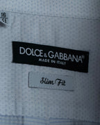 "Dolce & Gabbana" Geometric print slim fit shirt