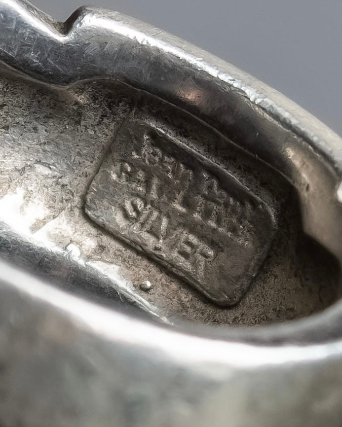 "JEAN PAUL GAULTIER" Logo engraved silver 925 ring