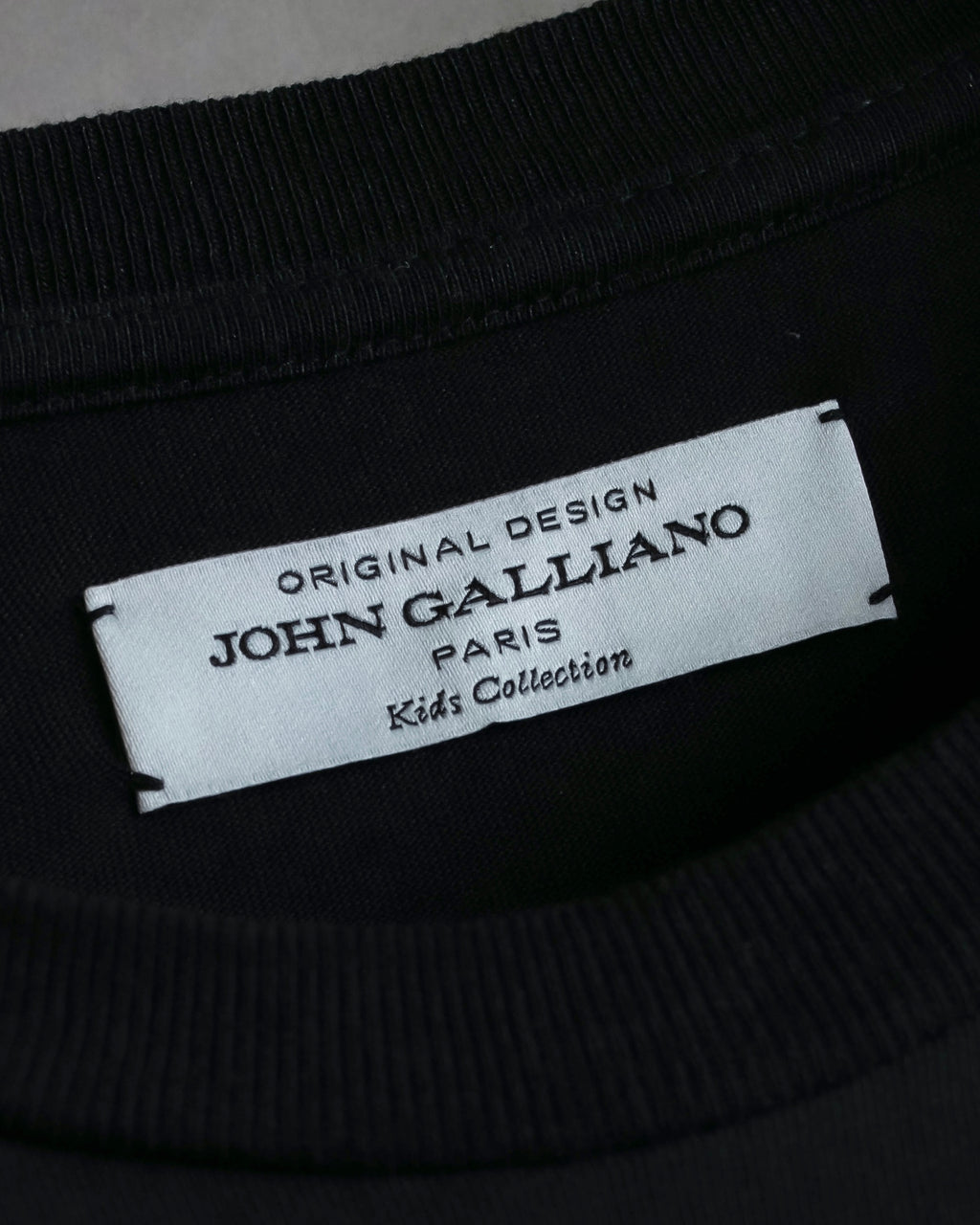 "John Galliano" Tie motif trompe l'oeil design pullover