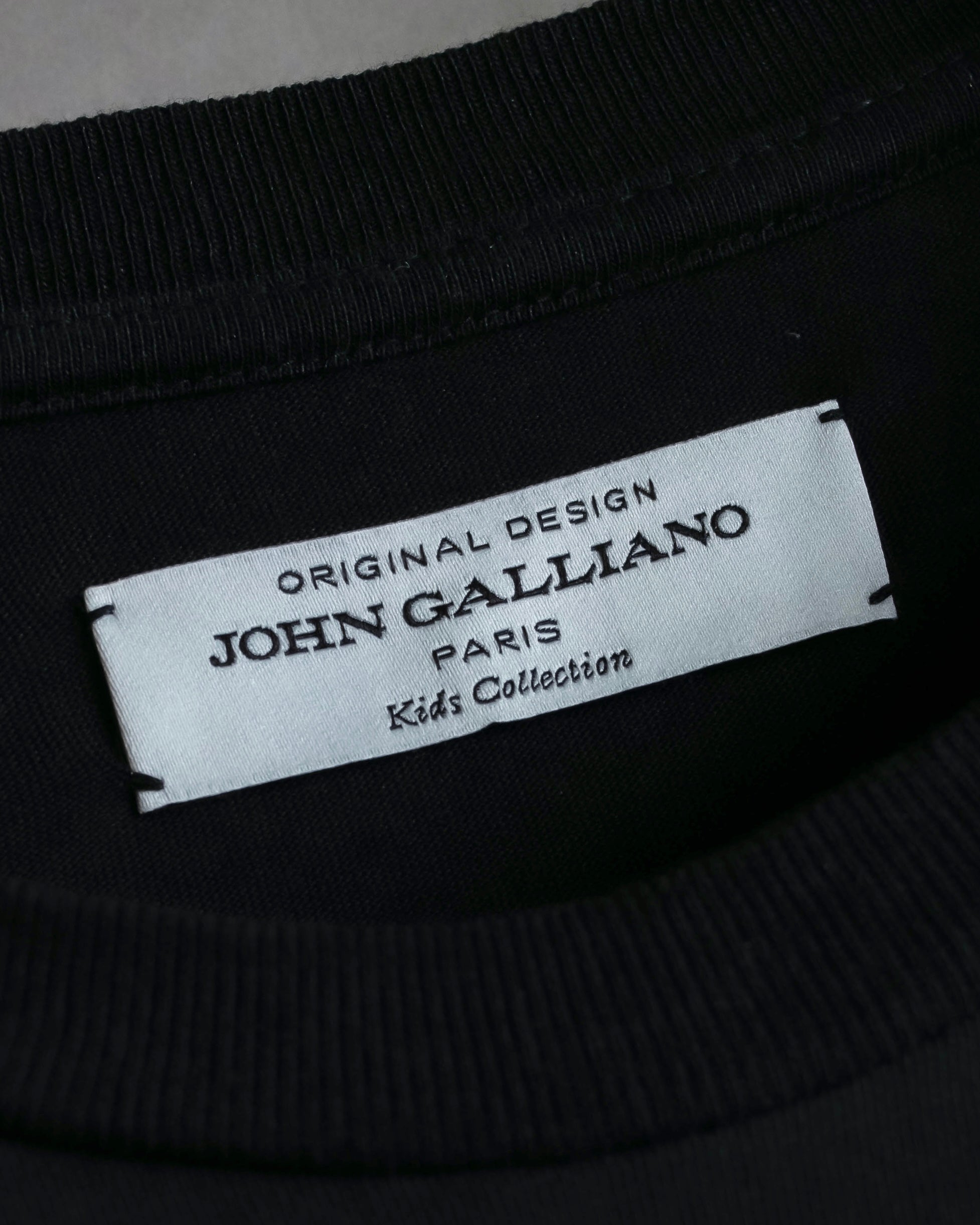 "John Galliano" Tie motif trompe l'oeil design pullover