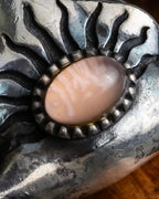 "GUCCI" Anger forest collection silver bullhead motif ring