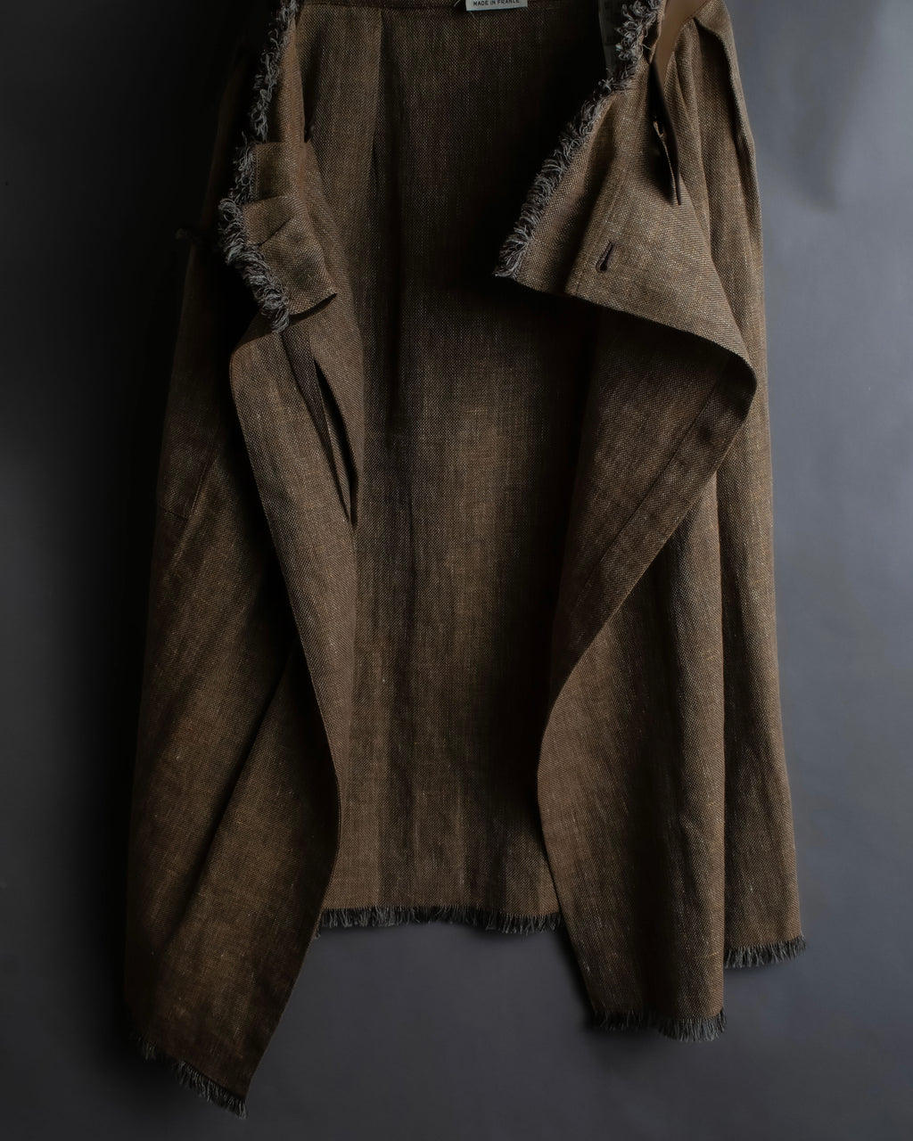 "HERMES" Gaultier period fringe design wrap skirt