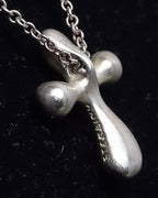 "Tiffany&Co" Small claus motif silver necklace