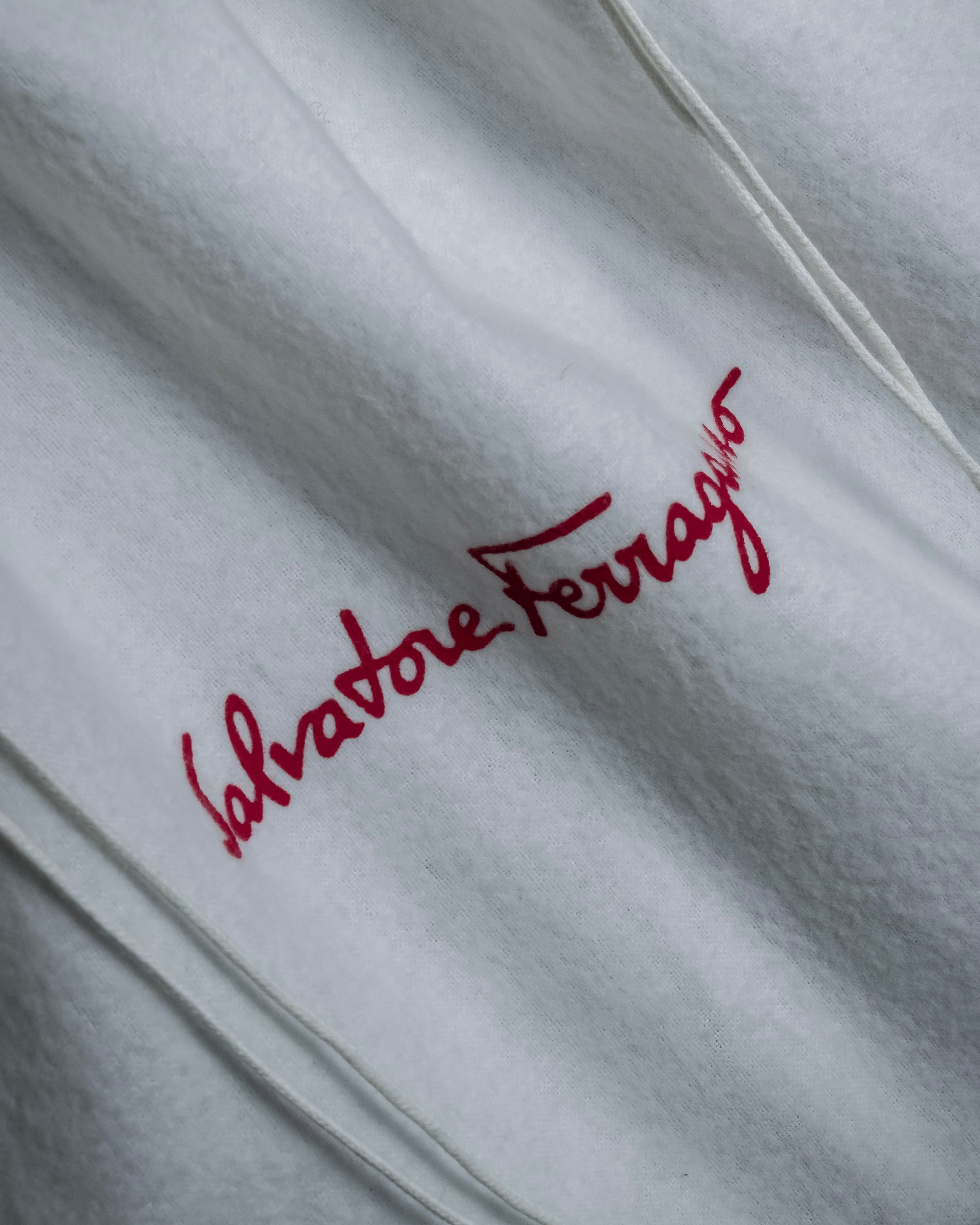 "Salvatore Ferragamo" Gancini motif gathered design leather bag