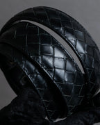 "BOTTEGA VENETA" Intrecciato leather belt