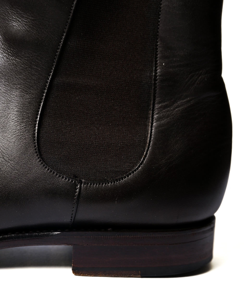 CARMINA Shoemaker/ Beautiful Box-Calf Leather Chelsea Boots Dark Brown