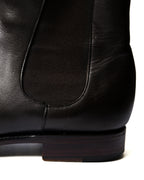 CARMINA Shoemaker/ Beautiful Box-Calf Leather Chelsea Boots Dark Brown