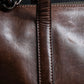 "PRADA" Brown leather chain shoulder bag