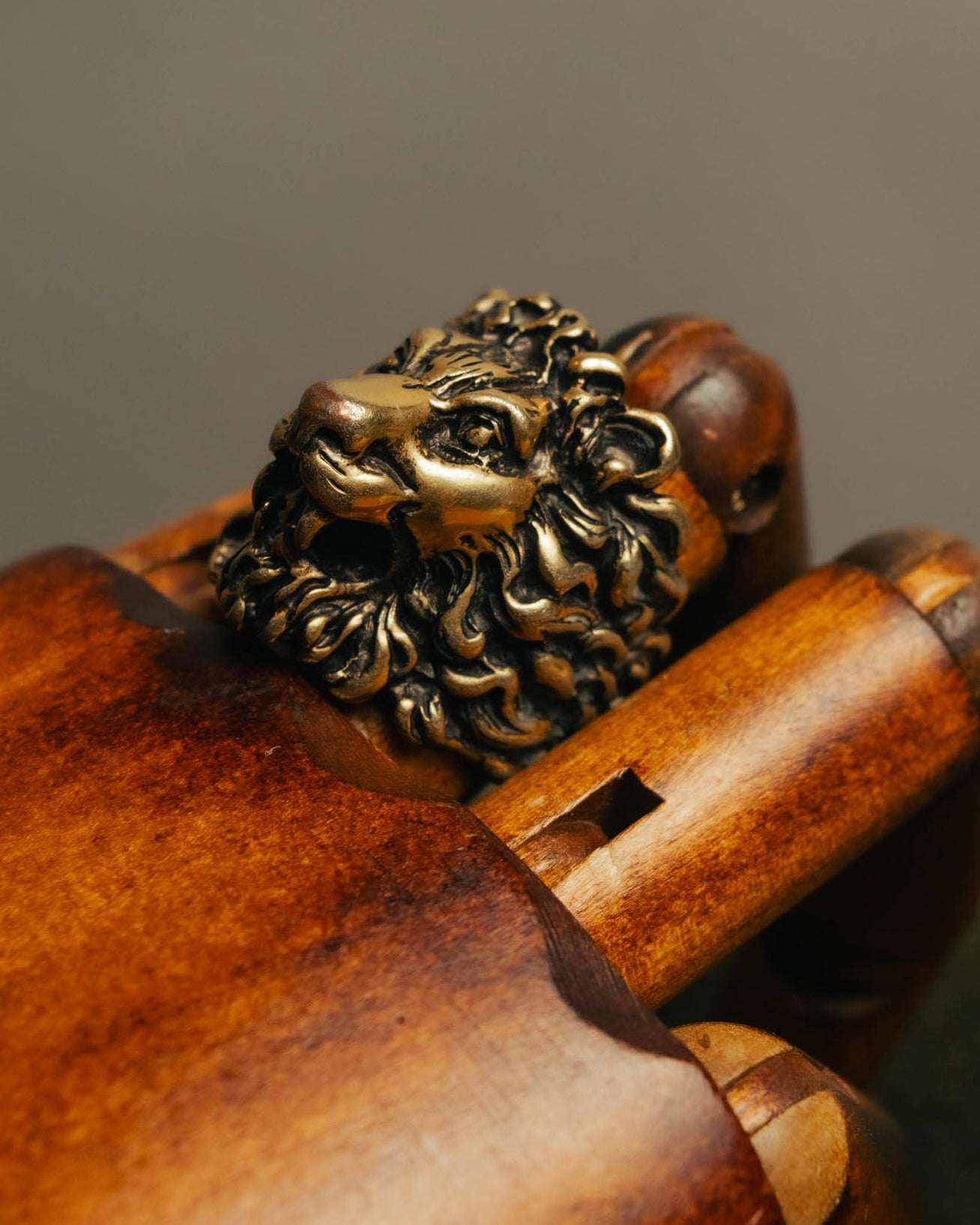 “GUCCI” 2010’s-20’s lion head sculptural ring