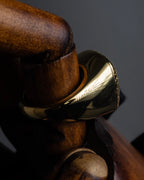 "GUCCI" Coat of arms engraved design ring