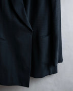 "DKNY" Asymmetrical design woven tailored jacket
